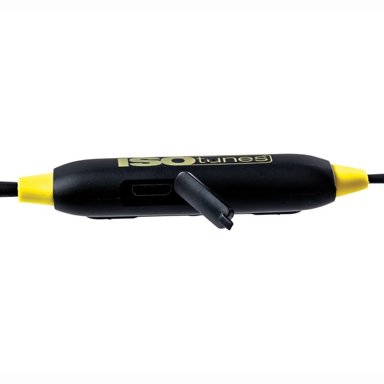 ISOtunes Xtra 2.0 Noise-Isolating Bluetooth Earbuds (Yellow/Black) - full pic 