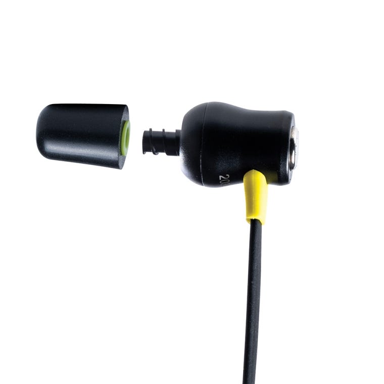 ISOtunes Xtra 2.0 Noise-Isolating Bluetooth Earbuds (Yellow/Black) - full pic 