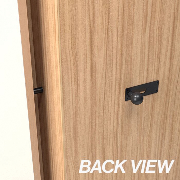 Secret Book Latch for Invisidoor&trade; Pivot Bookcase Hinge Kit - full pic 