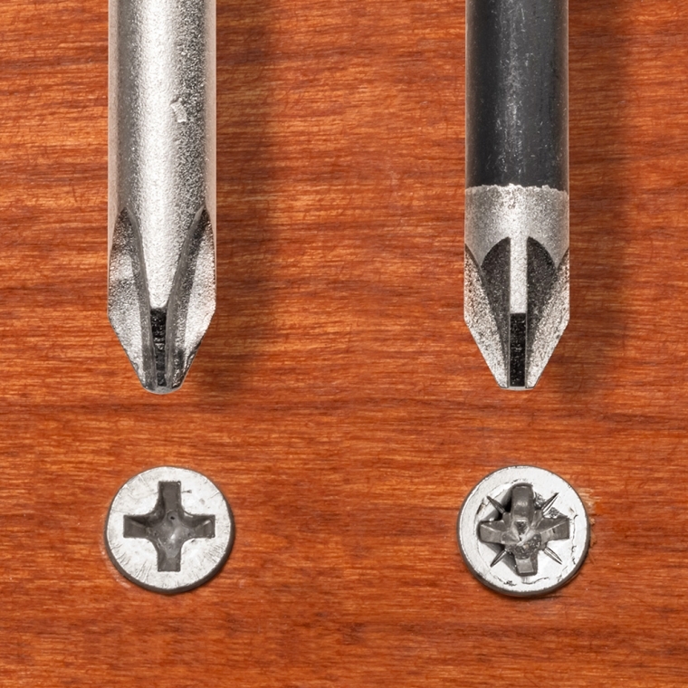 Rockler Euro Hinge Adjustment Screwdriver, Pozidriv #2 - full pic 