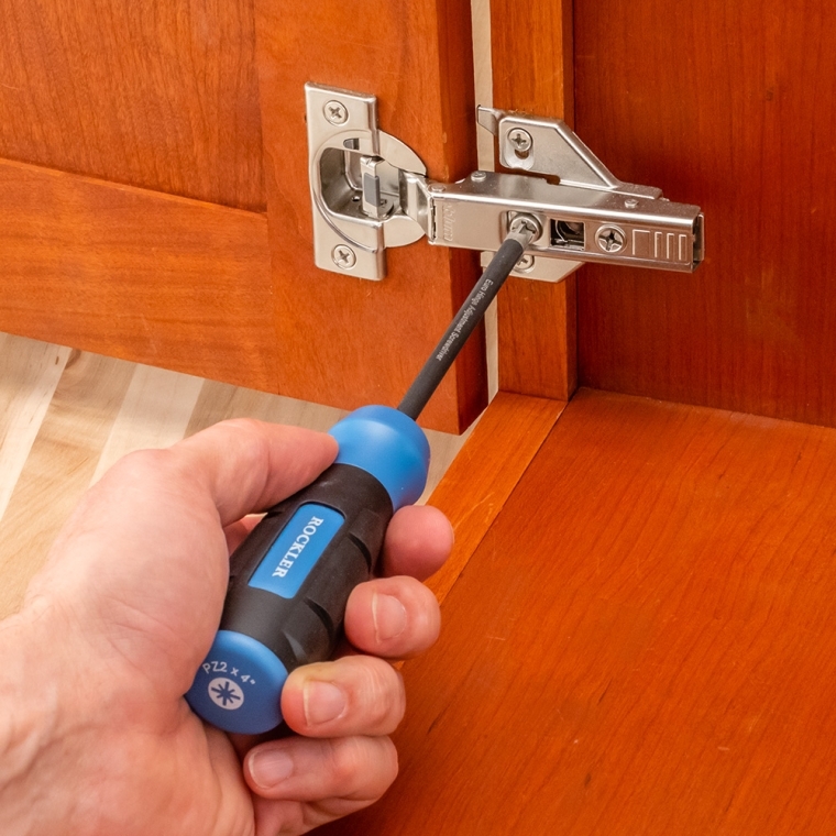 Rockler Euro Hinge Adjustment Screwdriver, Pozidriv #2 - full pic 