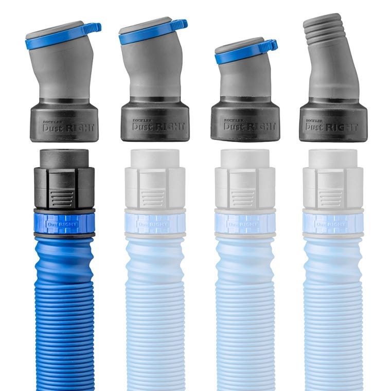 Dust Right FlexiPort Power Tool Hose Kit with Click-Connect, 3' to 12' Expandable Hose - full pic 