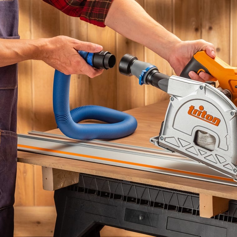 Dust Right FlexiPort Power Tool Hose Kit with Click-Connect, 3' to 12' Expandable Hose - full pic 