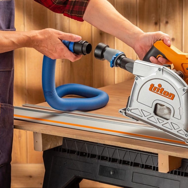 Dust Right FlexiPort Power Tool Hose Kit with Click-Connect, 3' to 12' Expandable Hose - full pic 