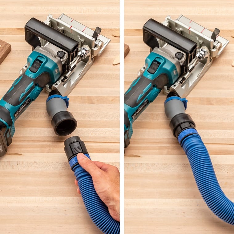 Dust Right FlexiPort Power Tool Hose Kit with Click-Connect, 3' to 12' Expandable Hose - full pic 