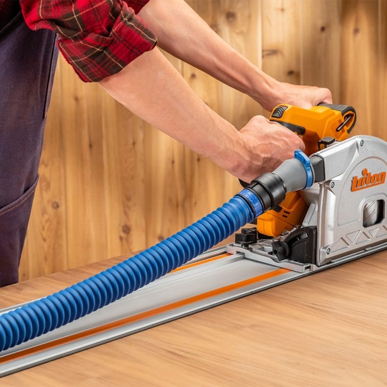 Dust Right FlexiPort Power Tool Hose Kit with Click-Connect, 3' to 12' Expandable Hose - full pic 