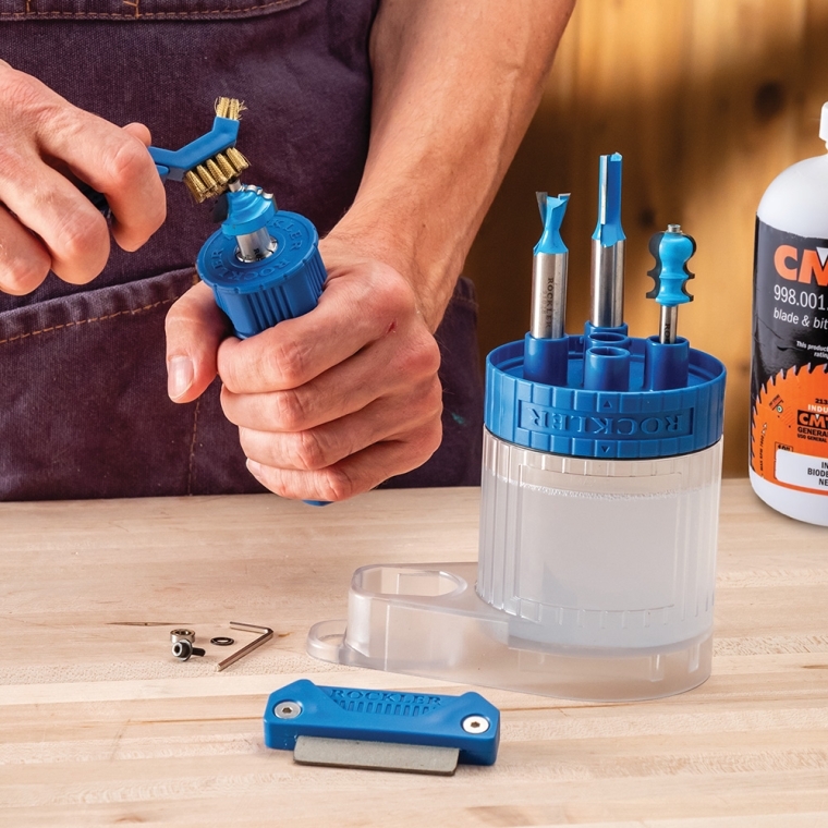 Rockler Router Bit Cleaning and Maintenance Kit - full pic 