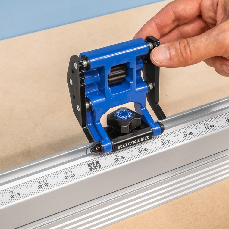 Rockler Miter Saw Fence System with Micro-Adjust Flip Stop - full pic 