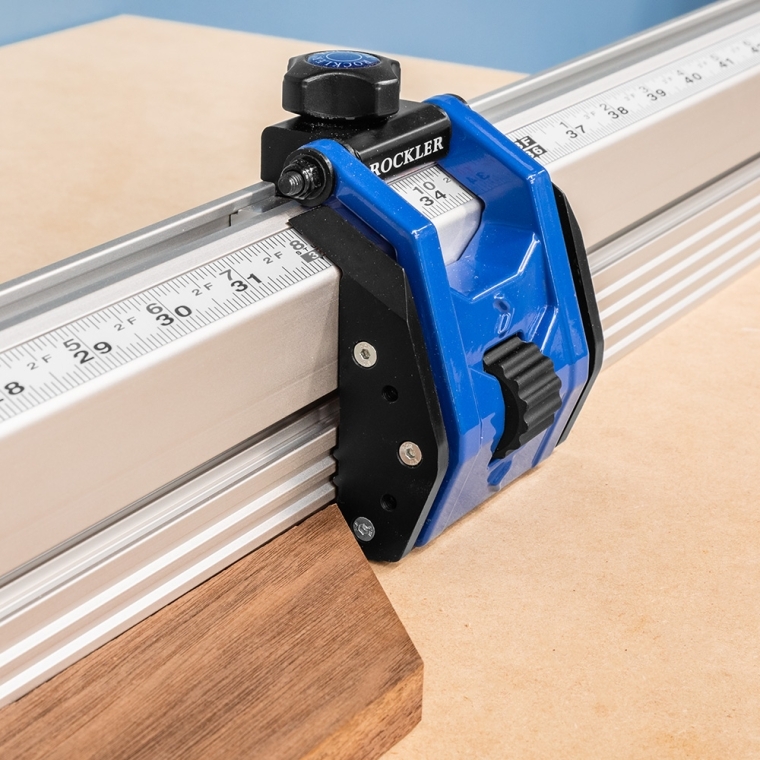 Rockler Miter Saw Fence System with Micro-Adjust Flip Stop - full pic 