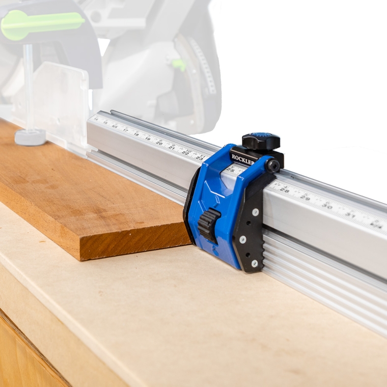 Rockler Miter Saw Fence System with Micro-Adjust Flip Stop - full pic 