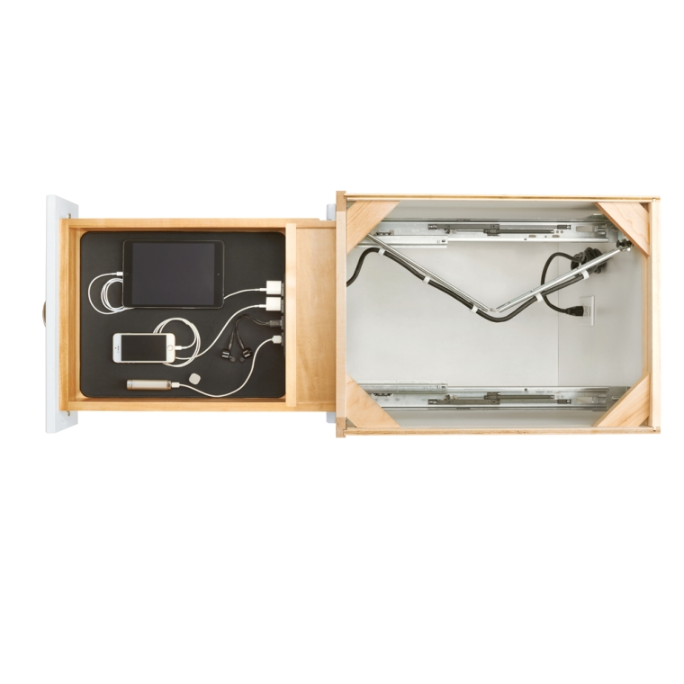Rev-A-Shelf- Charging Drawer for Electronics Drawers - full pic 