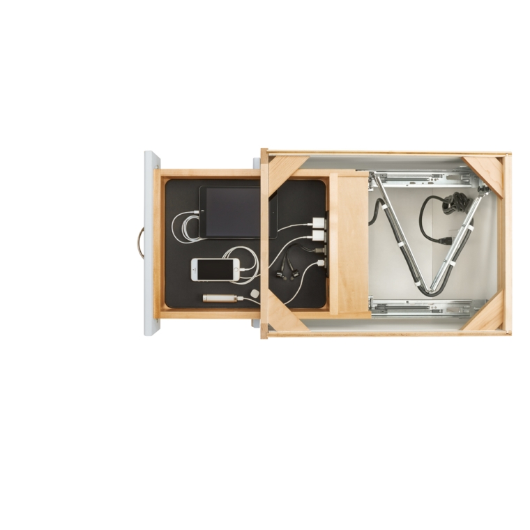 Rev-A-Shelf- Charging Drawer for Electronics Drawers - full pic 
