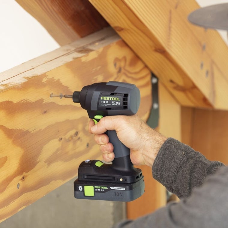 Festool TID 18V Impact Driver and T18 Drill/Driver 4.0Ah Combo Kit (577615) - full pic 