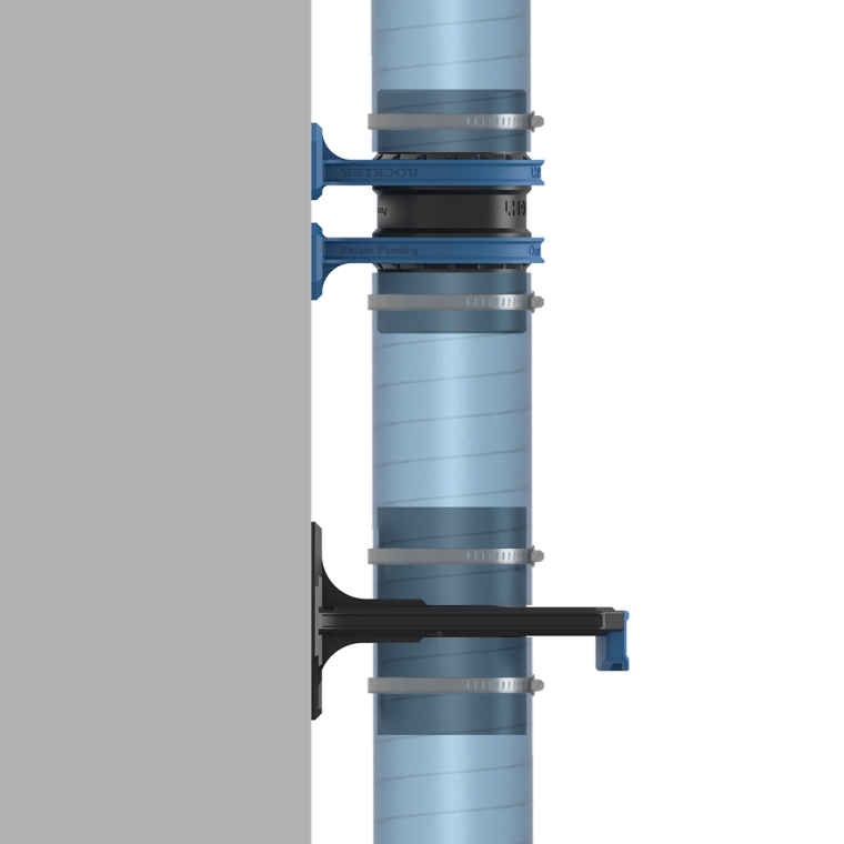 Dust Right 2-1/2'' to 2-1/2'' Ready-Mount Blast Gate - full pic 