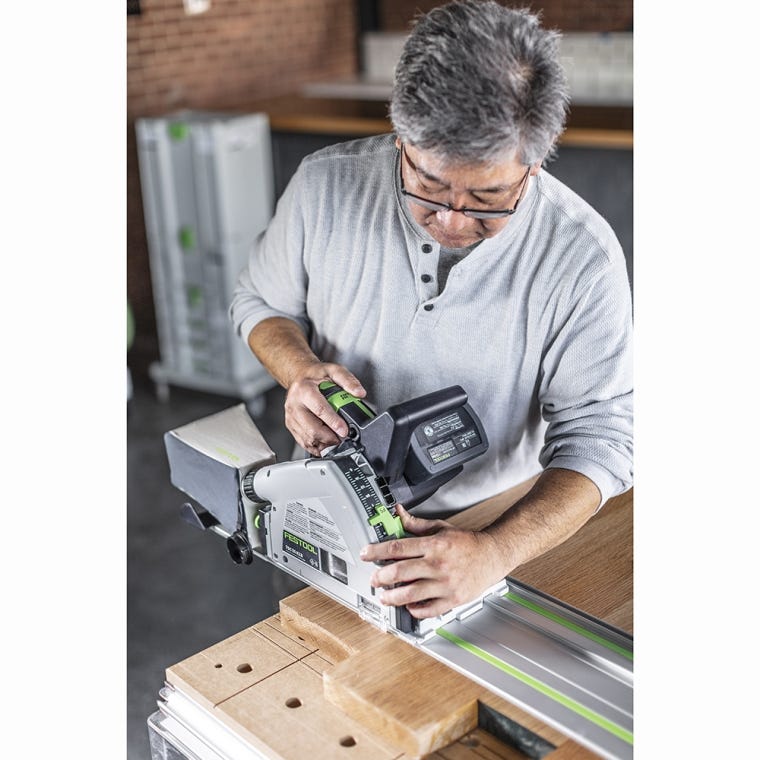 Festool TSC 55 K Cordless Track Saw (576717) with Kickback Stop, No Battery - full pic 