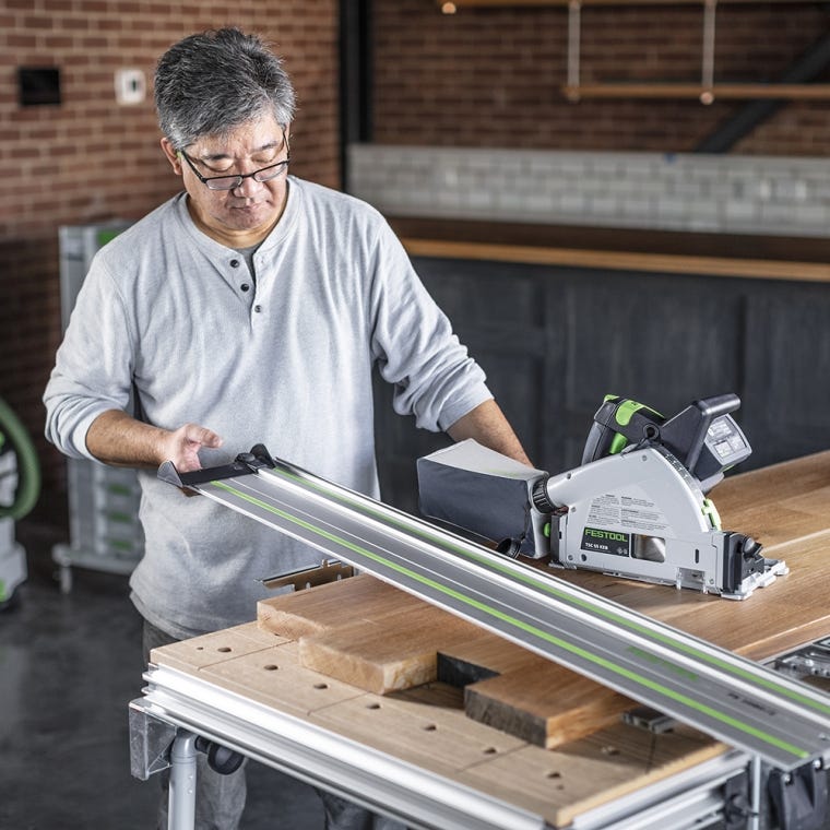 Festool TSC 55 K Cordless Track Saw (576717) with Kickback Stop, No Battery - full pic 