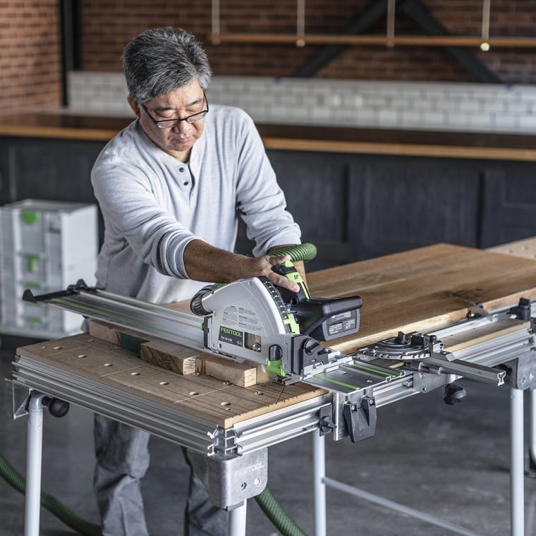 Festool TSC 55 K Cordless Track Saw (576717) with Kickback Stop, No Battery - full pic 