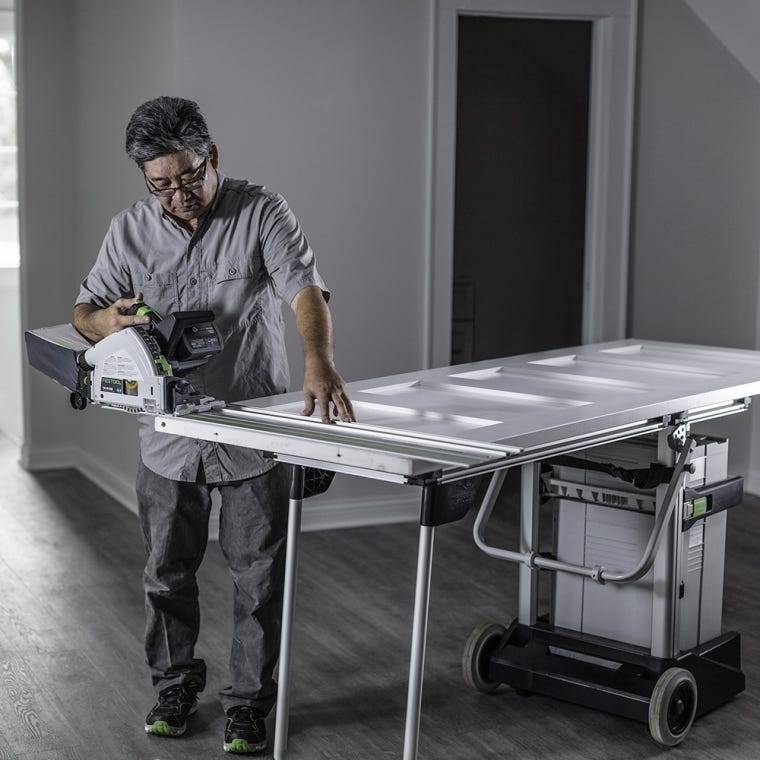 Festool TSC 55 K Cordless Track Saw (576717) with Kickback Stop, No Battery - full pic 
