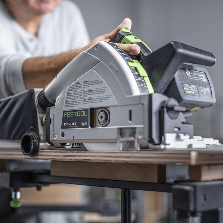 Festool TSC 55 K Cordless Track Saw (576717) with Kickback Stop, No Battery - full pic 