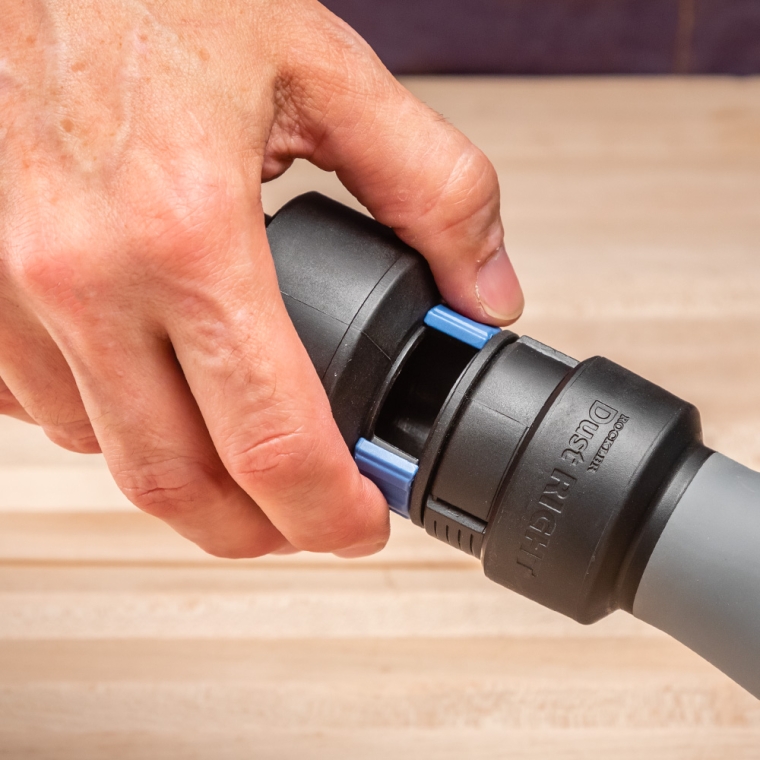 FlexiPort Click-Connect Adapter for Shop Vacuum Hoses - full pic 