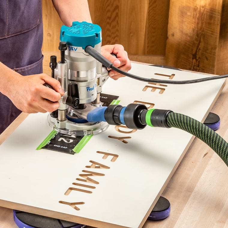 FlexiPort Click-Connect Adapter for Shop Vacuum Hoses - full pic 