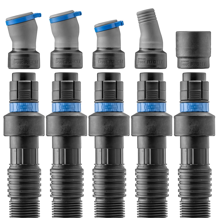 FlexiPort Click-Connect Adapter for Shop Vacuum Hoses - full pic 