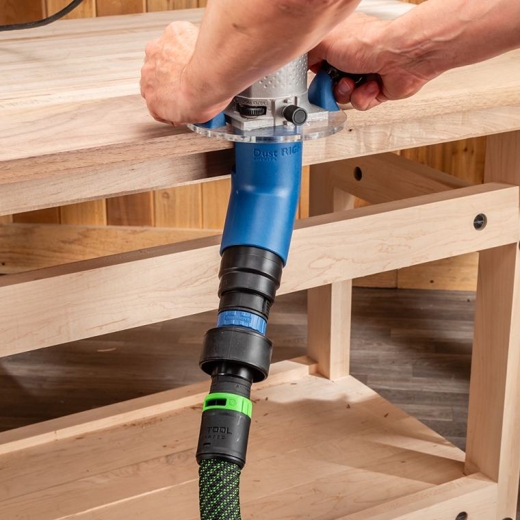 FlexiPort Click-Connect Adapter for Shop Vacuum Hoses - full pic 
