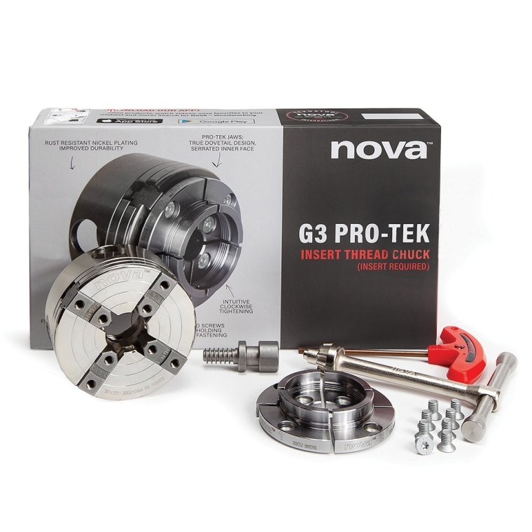 Nova 48290 Pro-Tek G3 Chuck with 2'' Jaws, Insert Version - full pic 