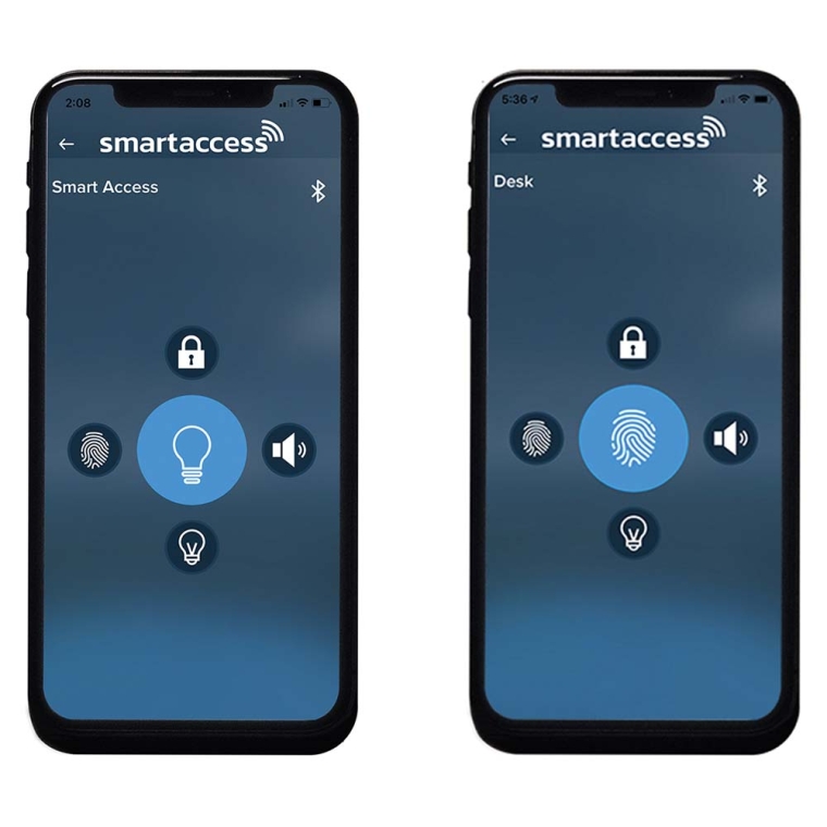 Smart Access Electronic Cabinet Locking System with FingerTouch Sensor, 4 Locks and 6-Port Controller - full pic 