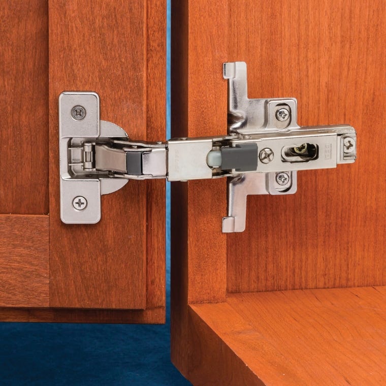 Lipped Door Salice Soft-Close Hinge Kit (Pair) for Face Frame - full pic 