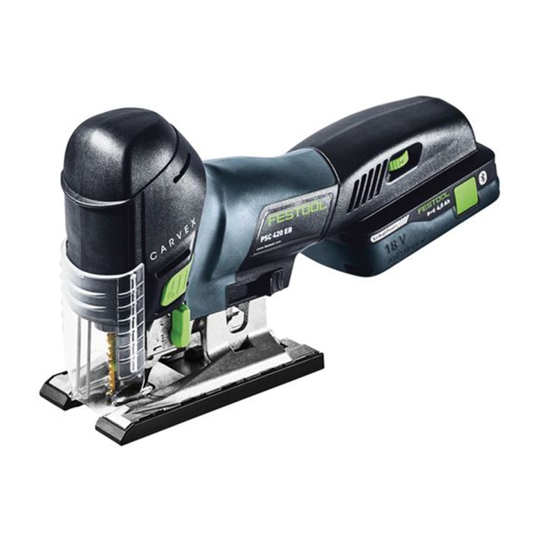 Festool PSC 420 EB Barrel-Grip Cordless Carvex Jigsaw, 4.0Ah Kit (576527) - full pic 