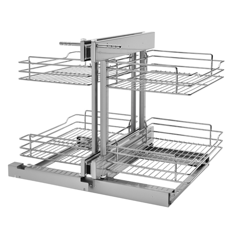 Rev-A-Shelf- Pullout Wire Pull-Slide-Pull Blind Corner Accessories - full pic 