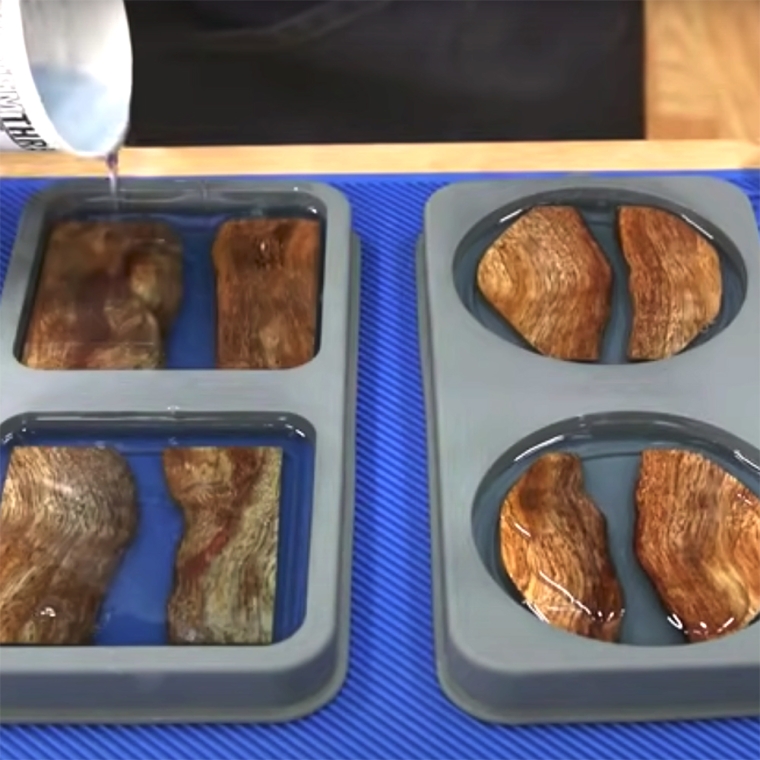 Rockler Silicone Coaster Casting Mold - full pic 