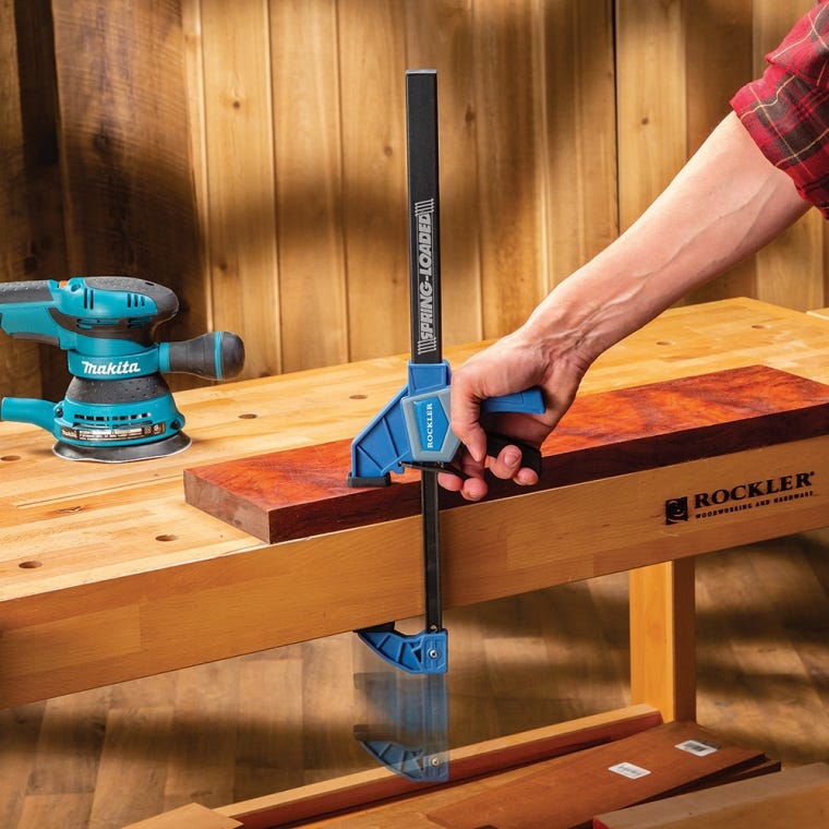 Rockler Medium-Duty Spring-Loaded Bar Clamps - full pic 