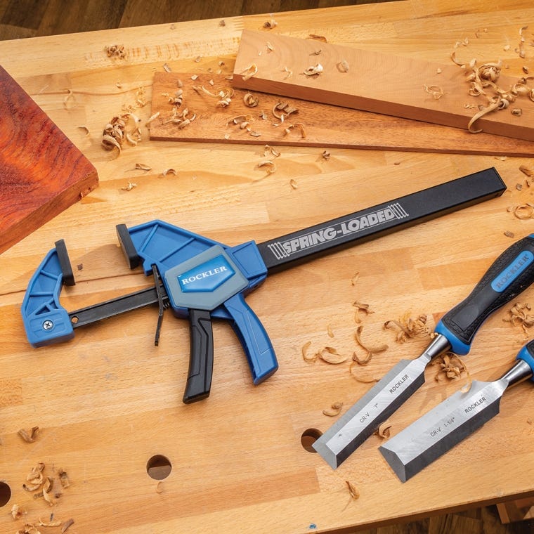 Rockler Medium-Duty Spring-Loaded Bar Clamps - full pic 