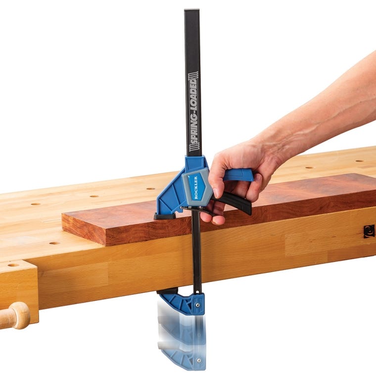 Rockler Medium-Duty Spring-Loaded Bar Clamps - full pic 