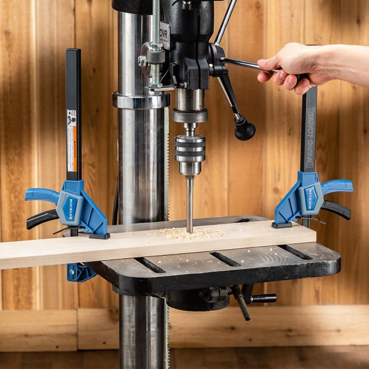 Rockler Medium-Duty Spring-Loaded Bar Clamps - full pic 