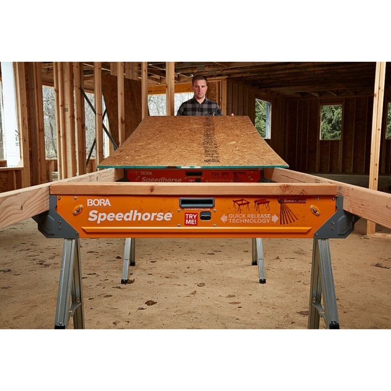 Bora Speedhorse Sawhorses with Quick-Deploy Legs, 2-Pack - full pic 
