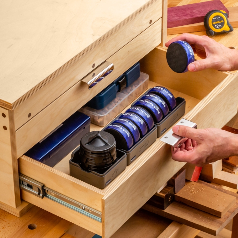 Rockler Bench Cookie Storage Rack Starter Kit - full pic 