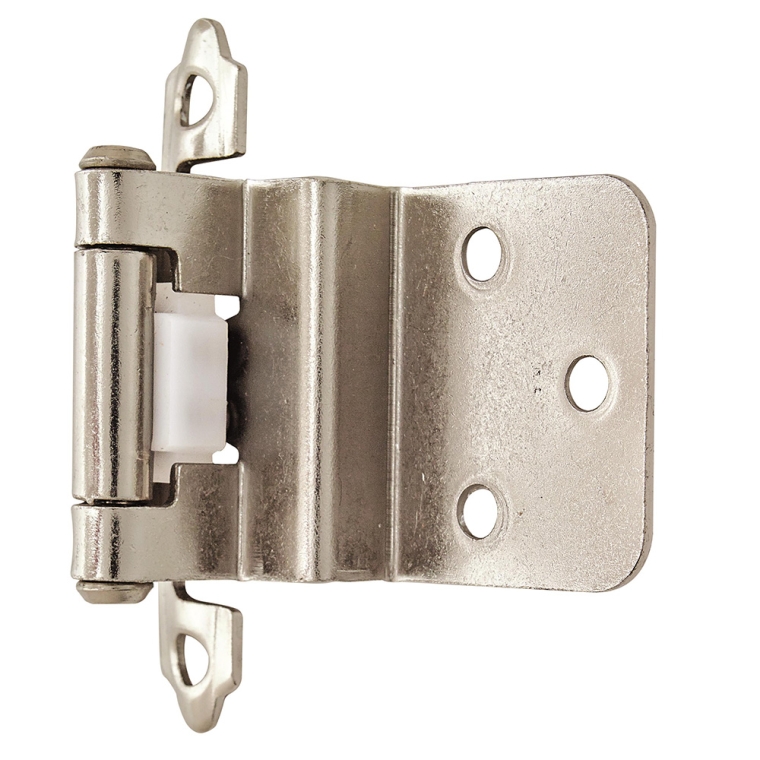 3/8'' Inset Self-Closing Face-Mount Cabinet Hinges (3428), Polished Chrome - full pic 