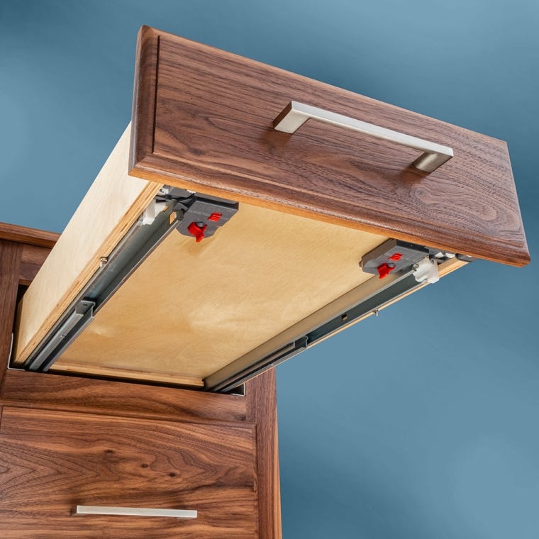 Rockler Centerline Lifetime Soft-Close Undermount Drawer Slides (Pairs) - full pic 