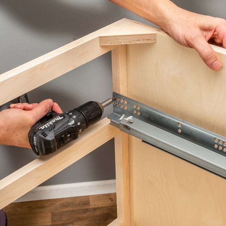 Rockler Centerline Lifetime Soft-Close Undermount Drawer Slides (Pairs) - full pic 