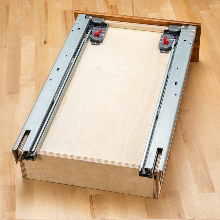 Rockler Centerline Lifetime Soft-Close Undermount Drawer Slides (Pairs) - full pic 
