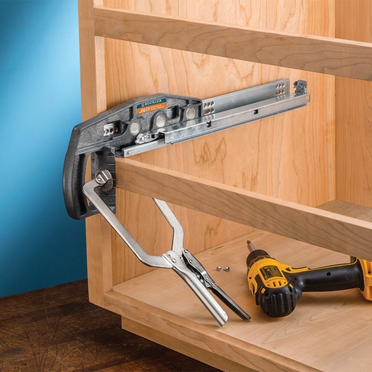 Rockler Centerline Lifetime Soft-Close Undermount Drawer Slides (Pairs) - full pic 