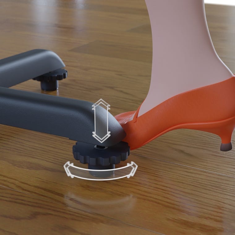PronToe Table Base Levelers, Set of 4 - full pic 