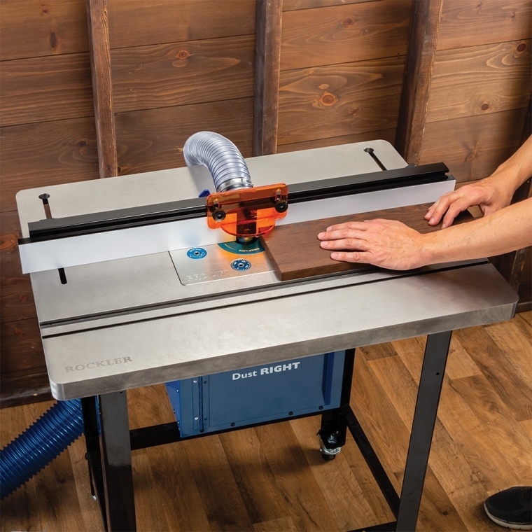  Rockler Cast Iron Router Table with Pro Fence and Rock-Steady Stand - full pic 