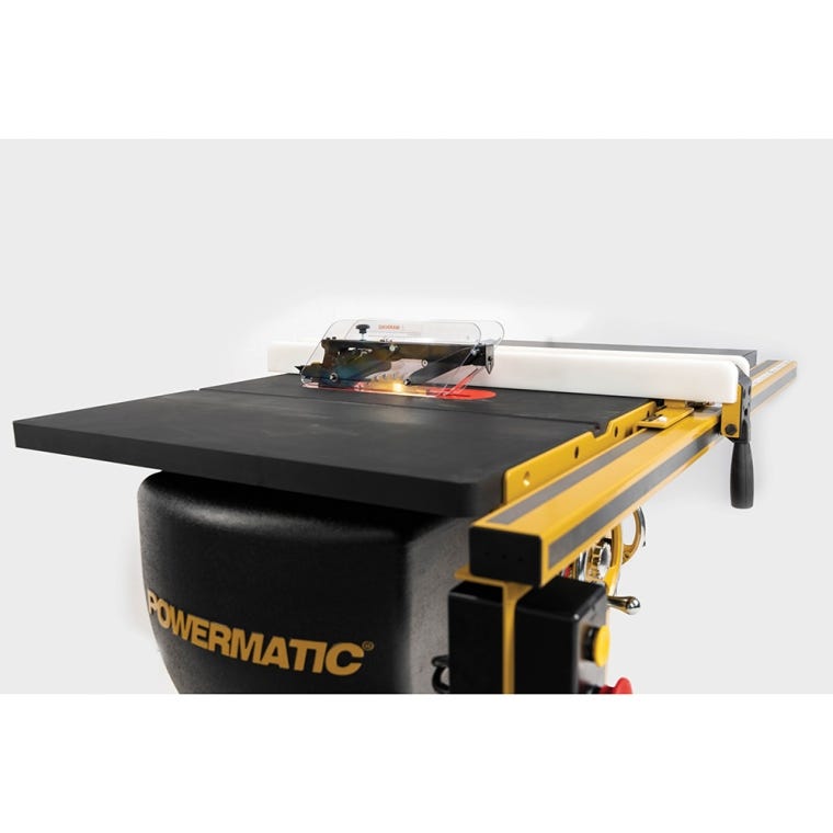 Powermatic ArmorGlide PM2000T 10'' Table Saw, 50'' Rip Accu-Fence, Work Bench, 3HP, 1PH, 230V - full pic 