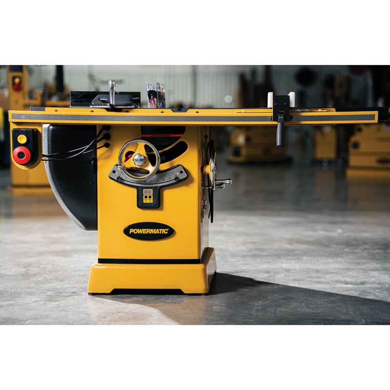 Powermatic ArmorGlide PM2000T 10'' Table Saw, 50'' Rip Accu-Fence, 3HP, 1PH, 230V - full pic 
