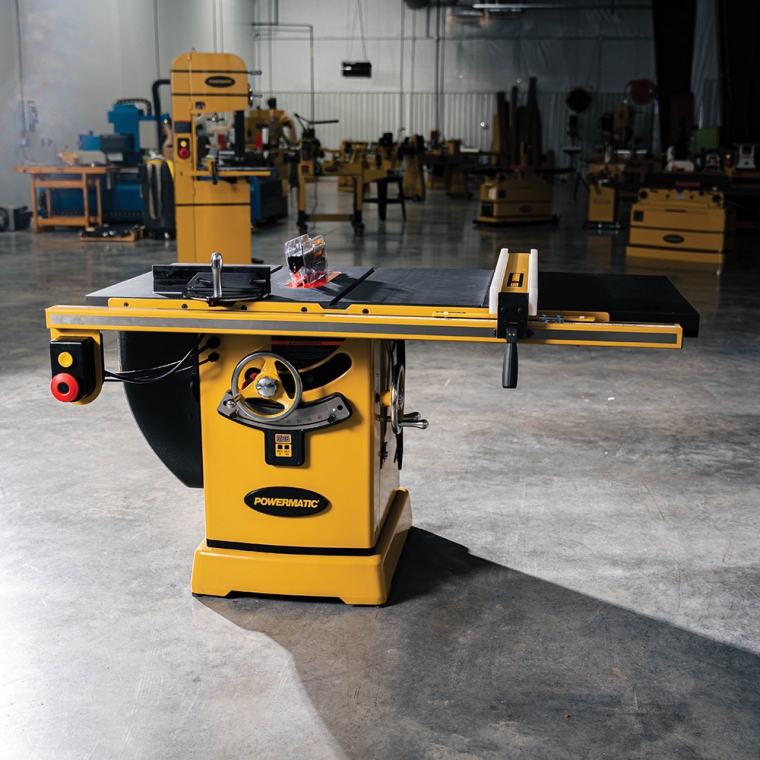 Powermatic ArmorGlide PM2000T 10'' Table Saw, 50'' Rip Accu-Fence, 3HP, 1PH, 230V - full pic 