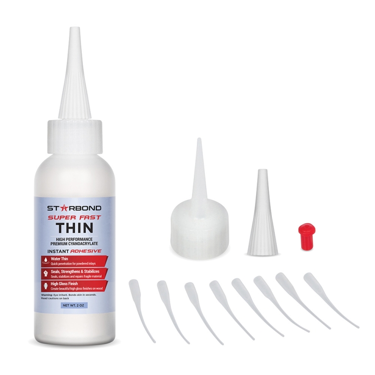 Starbond Super Fast Clear CA Glue, Thin Viscosity, 2 oz. - full pic 